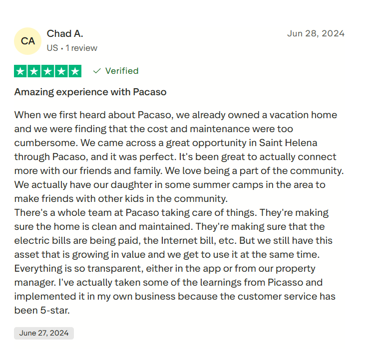 Verified owner review of a co-owned luxury second home